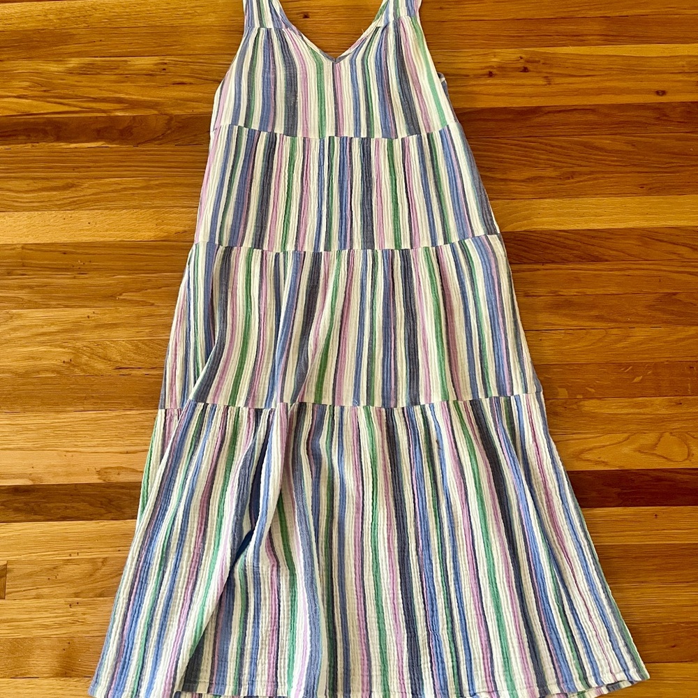 Marine Layer Corinne Double Cloth Maxi Dress